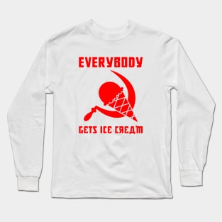 Everybody Gets Ice Cream Long Sleeve T-Shirt